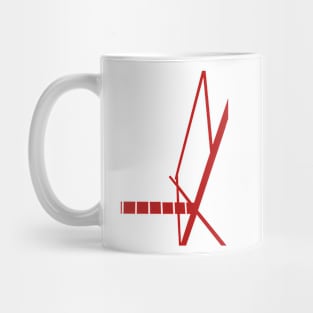 Signal black and red Mug